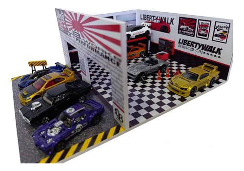 Diorama Taller Hot Wheels