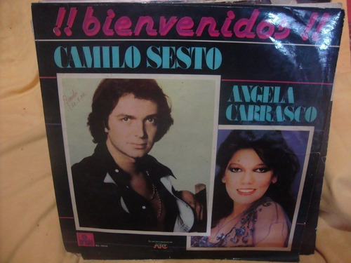 Vinilo Camilo Sesto Angela Carrasco Bienvenidos M1