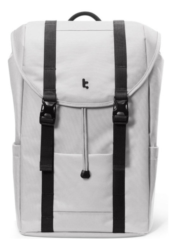 Mochila Vintage Tomtoc 22 Litros Para Notebook 16'' Gris Diseño de la tela Liso