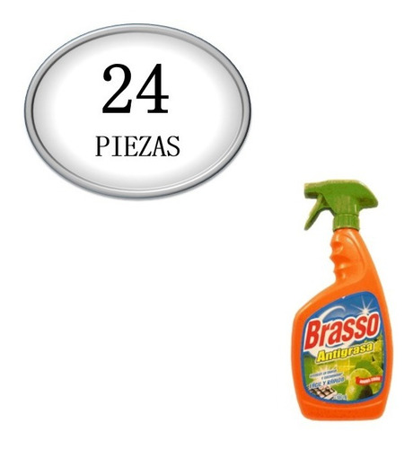 24 Brasso Antigrasa Atomizador 650ml S