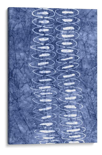 Canvas Lab Cuadro Patrones Primitivos De Índigo Ii 80x120