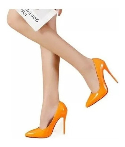 Zapatos De Tacón De Mujer De 12 Cm De Alto Talla Única [u]