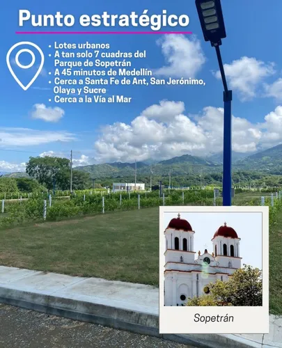 Estrena Por Debajo Del Precio De Sala De Ventas. Hermoso Lote Urbanizado Santorini En Sopetran Antioquia