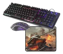 Comprar Kit Gamer Teclado + Mouse + Pad Mouse, Halion Stuka