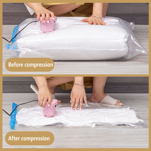 Xx Bolsa De Compresión Al Vacío Para Guardar Ropa, Colchas,