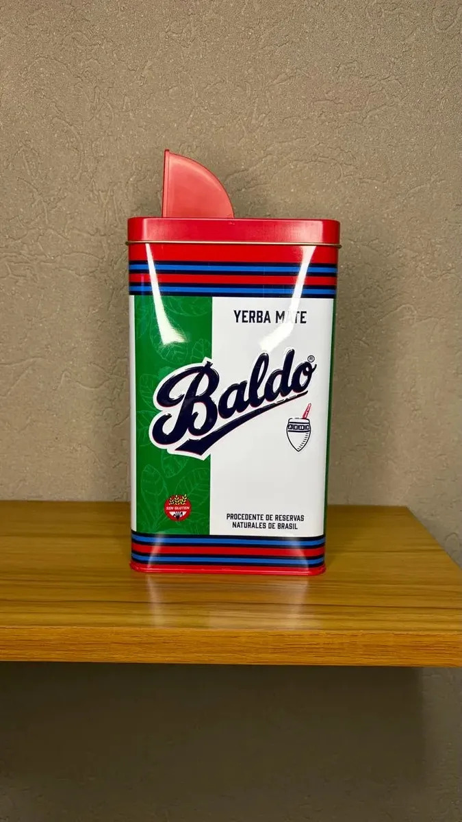 Lata Yerbera Baldo 500gr
