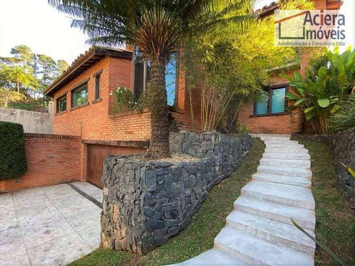 Imagem 5 de 30 de Chác. São João 3 Dorms (1suíte) Casa Rústica Linda, 2 Lareiras, Piscina, Gourmet! - Ca2669