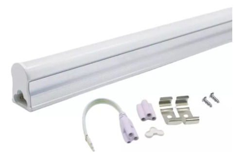Tubo Led T5 Batten Con Base Empavonado 12w 90cm 220v