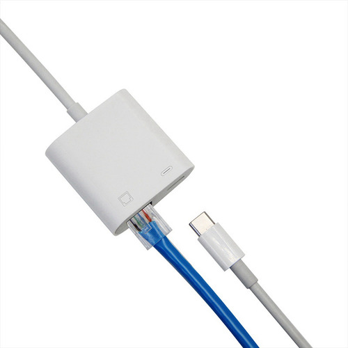 . Adaptador Ethernet Queenly-5x C Otg Usb C A Rj45 Ethernet