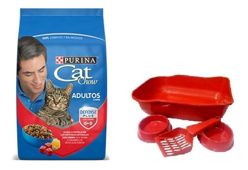 Cat Chow Gato 15k + Kit Sanitario + Envio Gratis