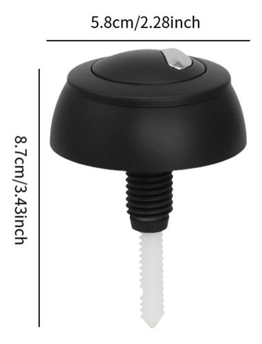 Accesorios De Baño Con Negro Con Plata 8,7 Cm X 5,8 Cm