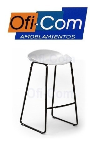 Silla Banqueta Taburete Desayunador Milo Base Negra