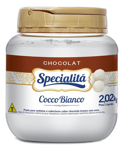 Recheio Specialitá Coco Bianco 2kg - Duas Rodas