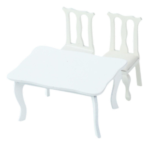 1:12 Juego De Mesa Y Silla De Casa De Muñecas, Manualidades
