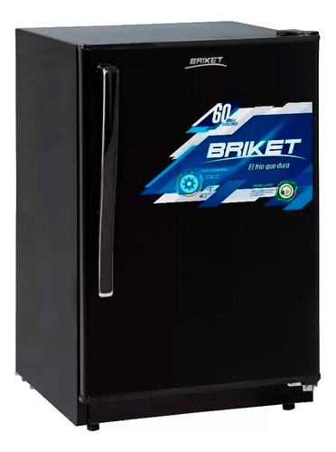 Heladera Minibar Briket 125 Lts Negra Cycle Defrost 220v