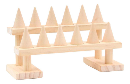 Organizador De Joyería De Anillo De 2 Nivel 21cmx9cmx8cm