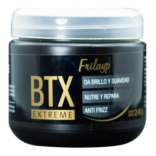 Imagen 1 de 1 de Mascara Baño De Crema Btx Extreme Frilayp Anti Frizz X 240