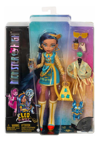 Boneca Monster High Cleo De Nile Moda E Pet Mattel Hhk54