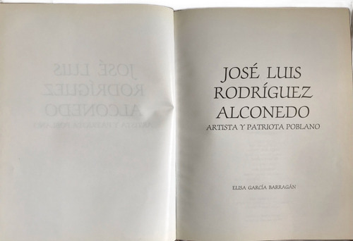 José Luis Rodríguez Alconedo Artista.. Puebla (Usado)