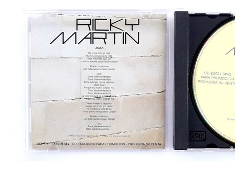 Cd Ricky Martin Single Jaleo Como Nuevo Oka (Reacondicionado)