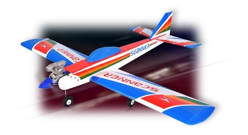 Aeromodelo Scanner 46-55 Treinador Asa Baixa Arf Elet Glow