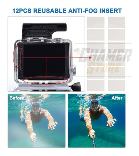 Imagen 8 de 10 de Kit De Accesorios Para Cámaras De Acción Gopro