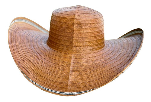 Sombrero 21 Fibras Diseño Color Marrón Caña Flecha