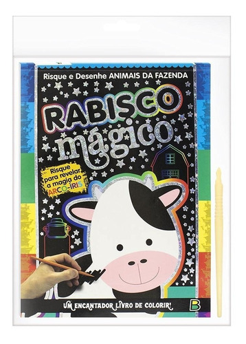 Livro Rabisco Mágico: Animais Da Fazenda