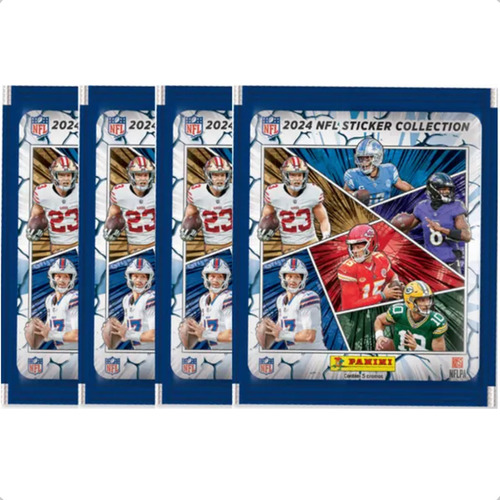 Kit 75 Figurinhas Do Álbum Nfl Football 2024/25 15 Envelopes