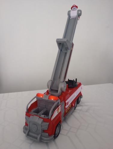 Paw Patrol Camión De Bomberos De La Ciudad Marshall Rojo (Usado)