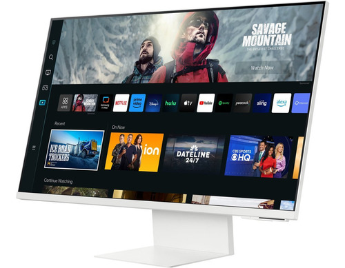 Monitor Samsung 32 Smart M80b 4k Stream Tv Wifi Bluetooth Wh Color Blanco