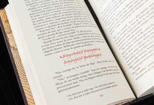 Livro O Senhor Dos Anéis : A Sociedade Do Anel ( Capa Dura ) - J. R. R. Tolkien - Editora Harper Collins ( Novo )