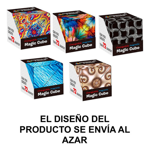 Cubo Magico 72 Formas Figuras Diferente Antiestres Magnetico