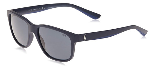 Polo Ralph Lauren Hombres Ph4142 Gafas De Sol Rectangulares,