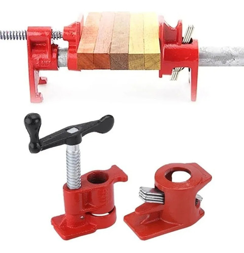 Set De 4 Prensas Sargento De Tubo De 3/4