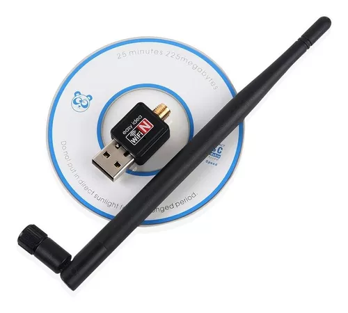 Receptor Wifi Usb Inalámbrico Antena 600 Mbps Antena De Alto Poder De  Alcance