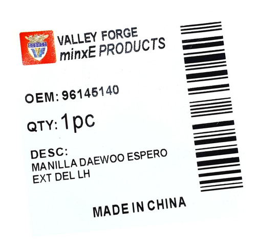 Imagen 3 de 4 de Manilla Delantera Izquierda Daewoo Espero