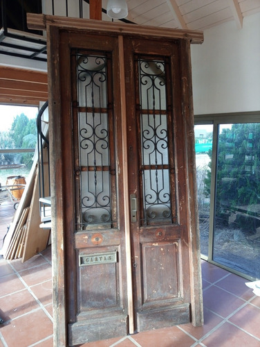 Puerta Principal De Cedro Antigua.
