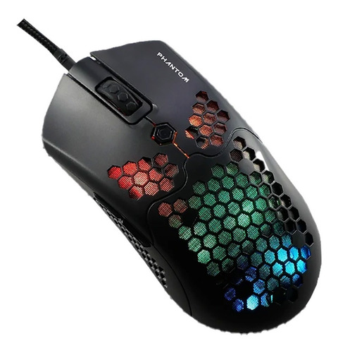 Mouse Gamer Rgb Naceb Phantom Sensor Paw 3325 10000 Dpi