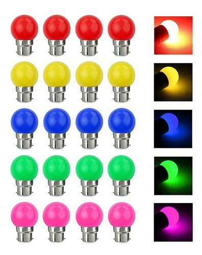 Led Bulb 20 Pcs Color B22 3w Equivalent 30w 240lm