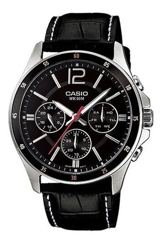 Reloj Casio Mtp-1374  Multiaguja Hombre  Original