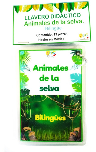 Tarjetas Animales De La Selva 