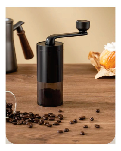 Set Cafe Cafetera Goteo+jarra Acero+molinillo+cuchara Termom