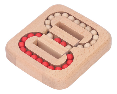 Juego De Laberinto De Bolas Planas, Juguete De Madera Para A