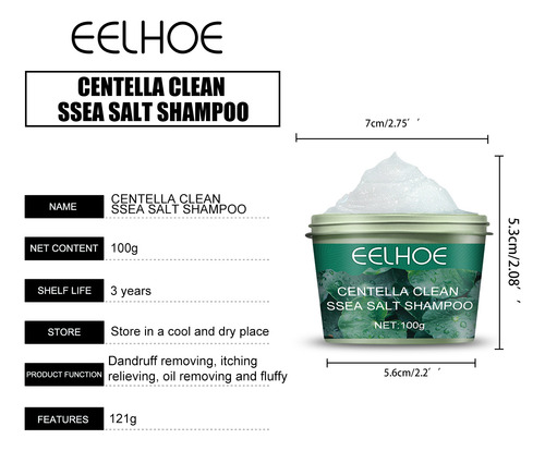 Shampoo Esfoliante Centella Purifying Scrub Control