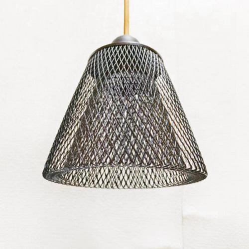 Pantalla De Lámpara Colgante, Accesorio De Trapezoide Negro