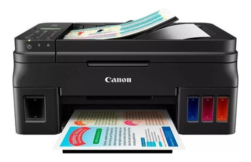 Impresora a color  multifunción Canon Pixma G4100 con wifi negra 110V/220V