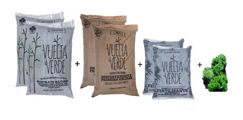 Pack Huerto (tierra De Hoja, Compost, Sustrato, Almácigos)