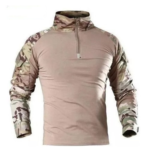 Hombre Uniforme Militar Táctico Hombres Camisa De Combate