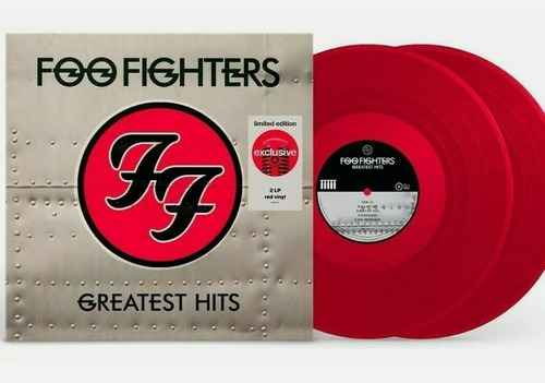 Foo Fighters Greatest Hits 2 LP, nuevo álbum en vinilo rojo Lacrad, edición limitada
